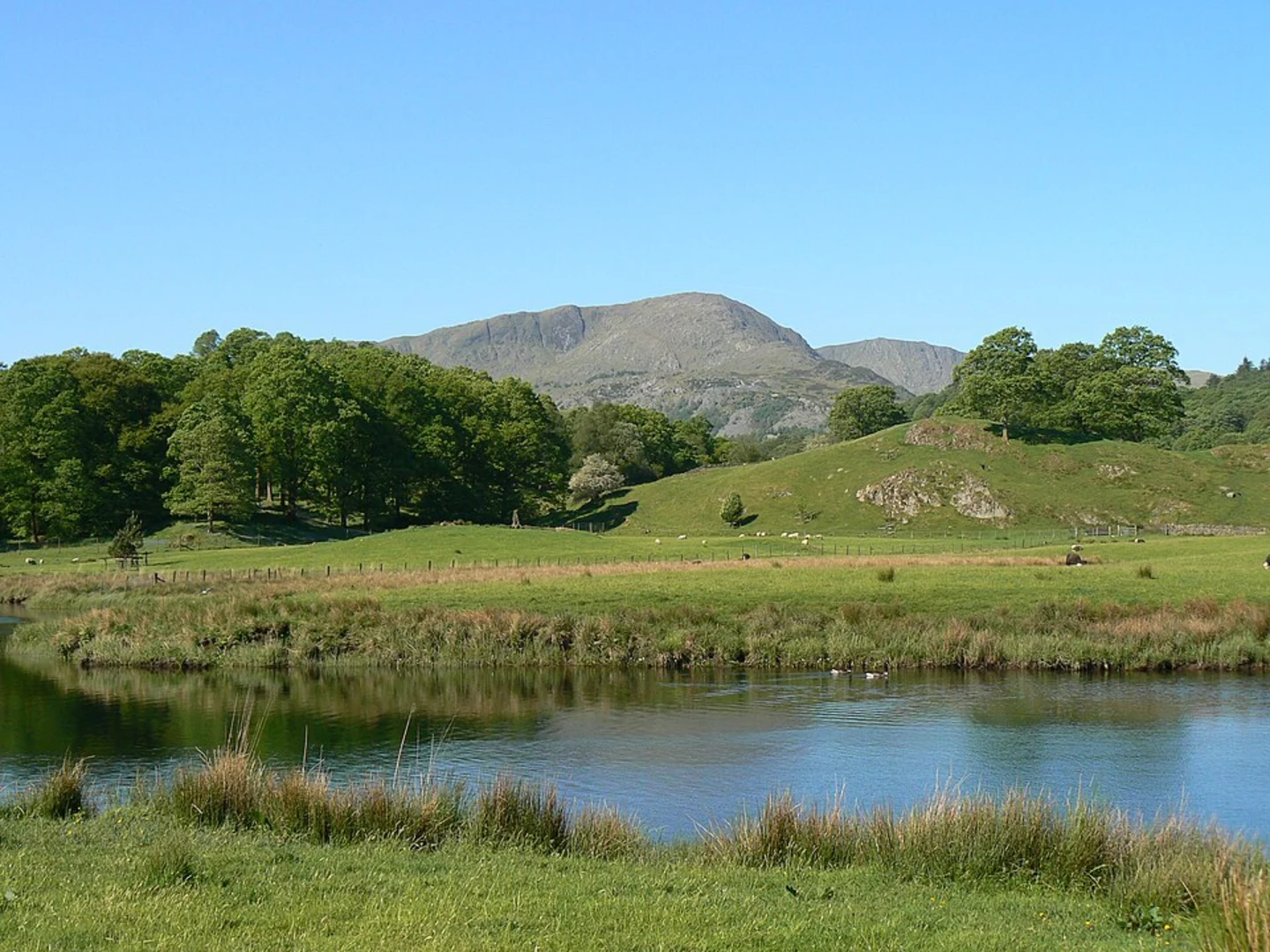 An image depicting the trail Little Langdale, Catherdral Cave and Elterwater Loop and its surrounding area.