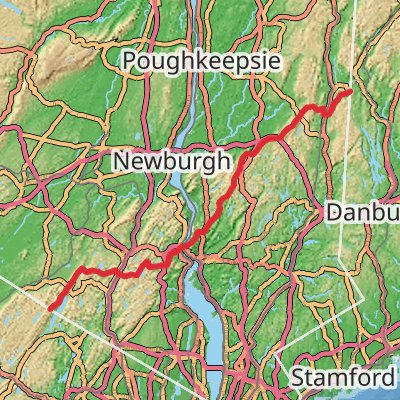 Appalachian Trail - New York mobile static map