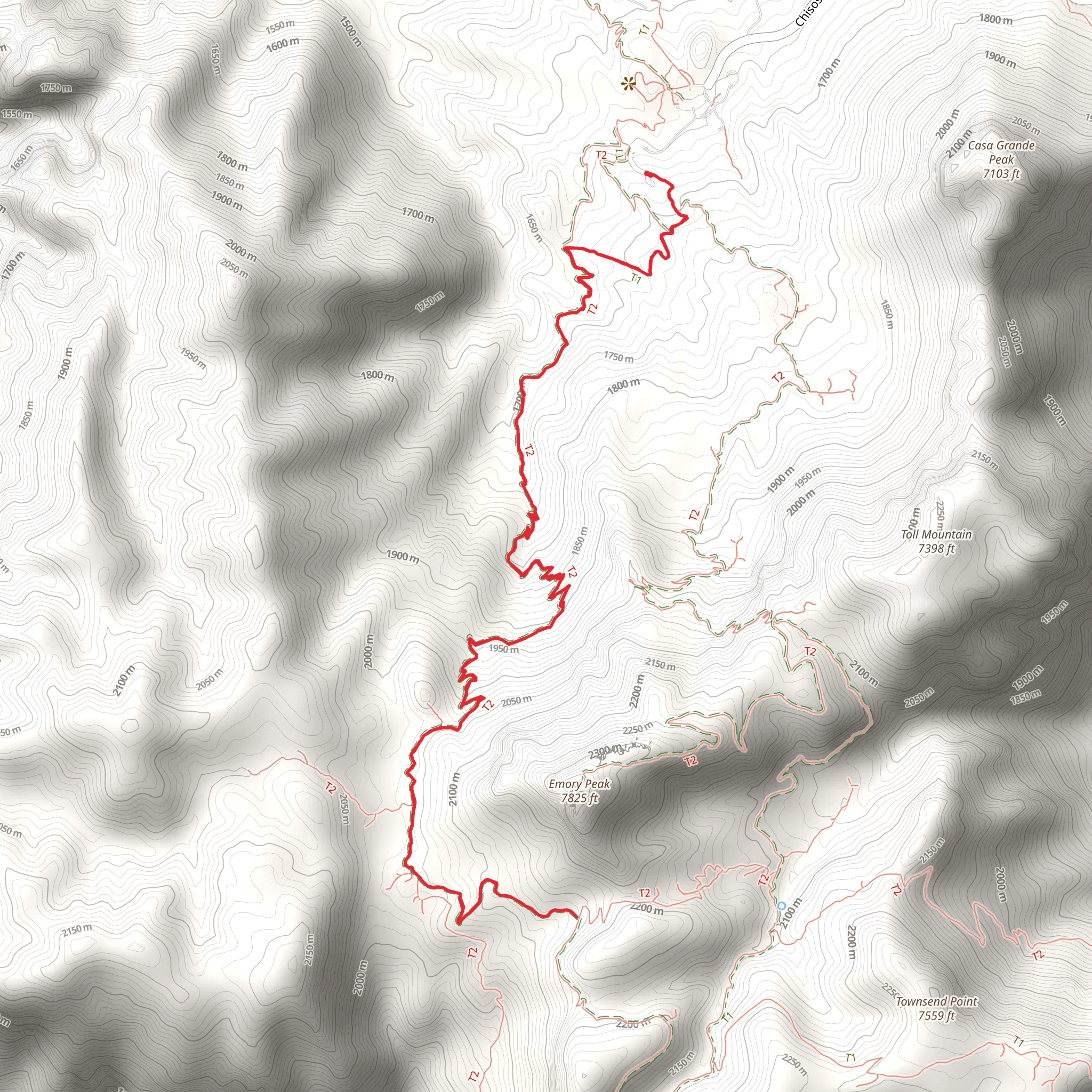 Laguna Meadow Trail mobile static map