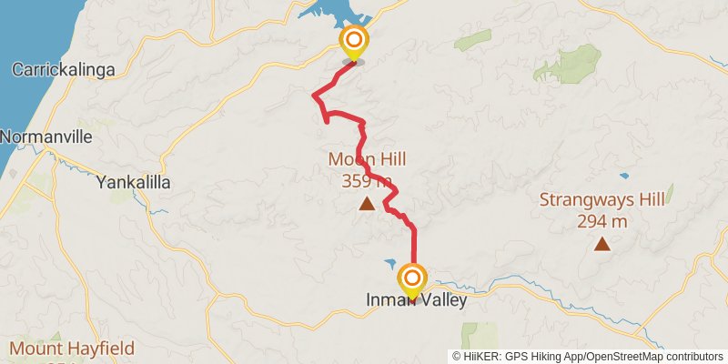 Heysen Trail stage 6 Map