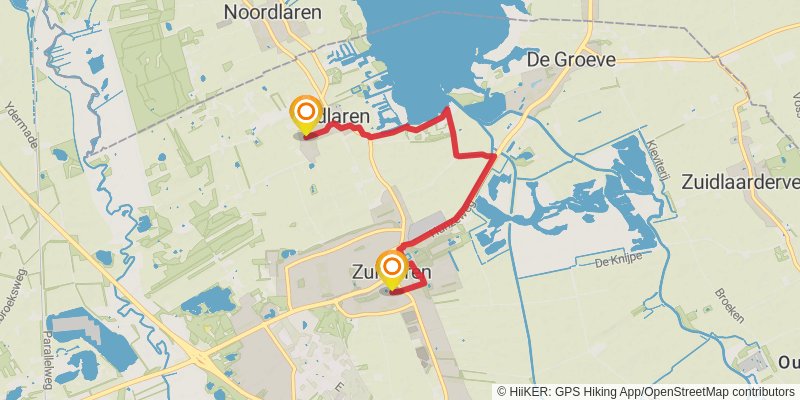 Pieterpad 1 alt 2 Map