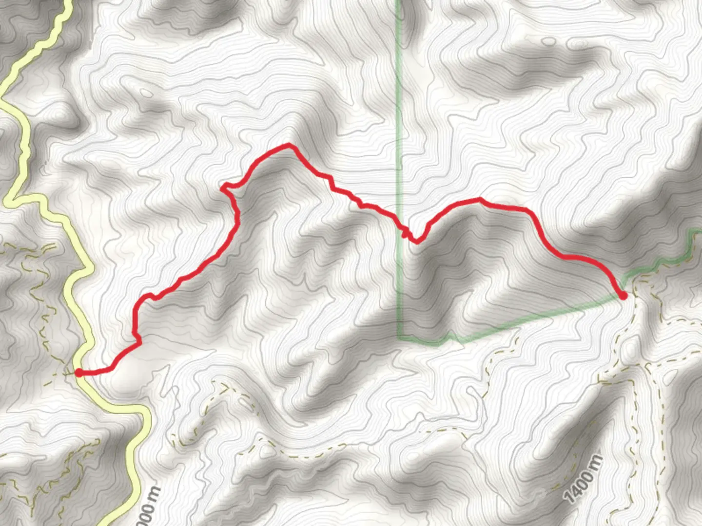 An image depicting the trail Chanchelulla Gulch Trail and its surrounding area.