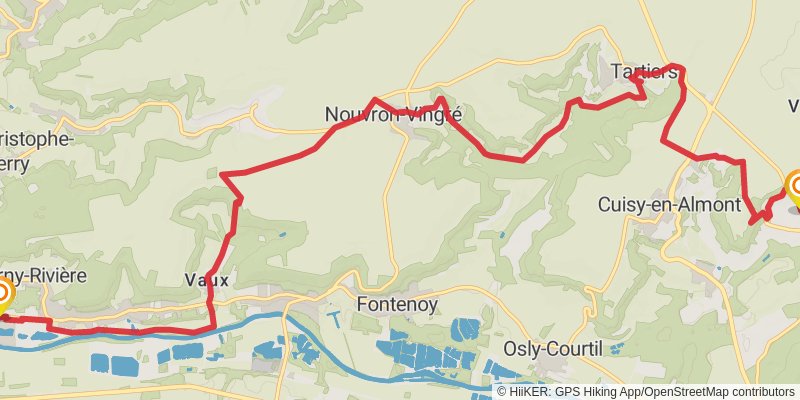 GR 12 - France stage 11 Map