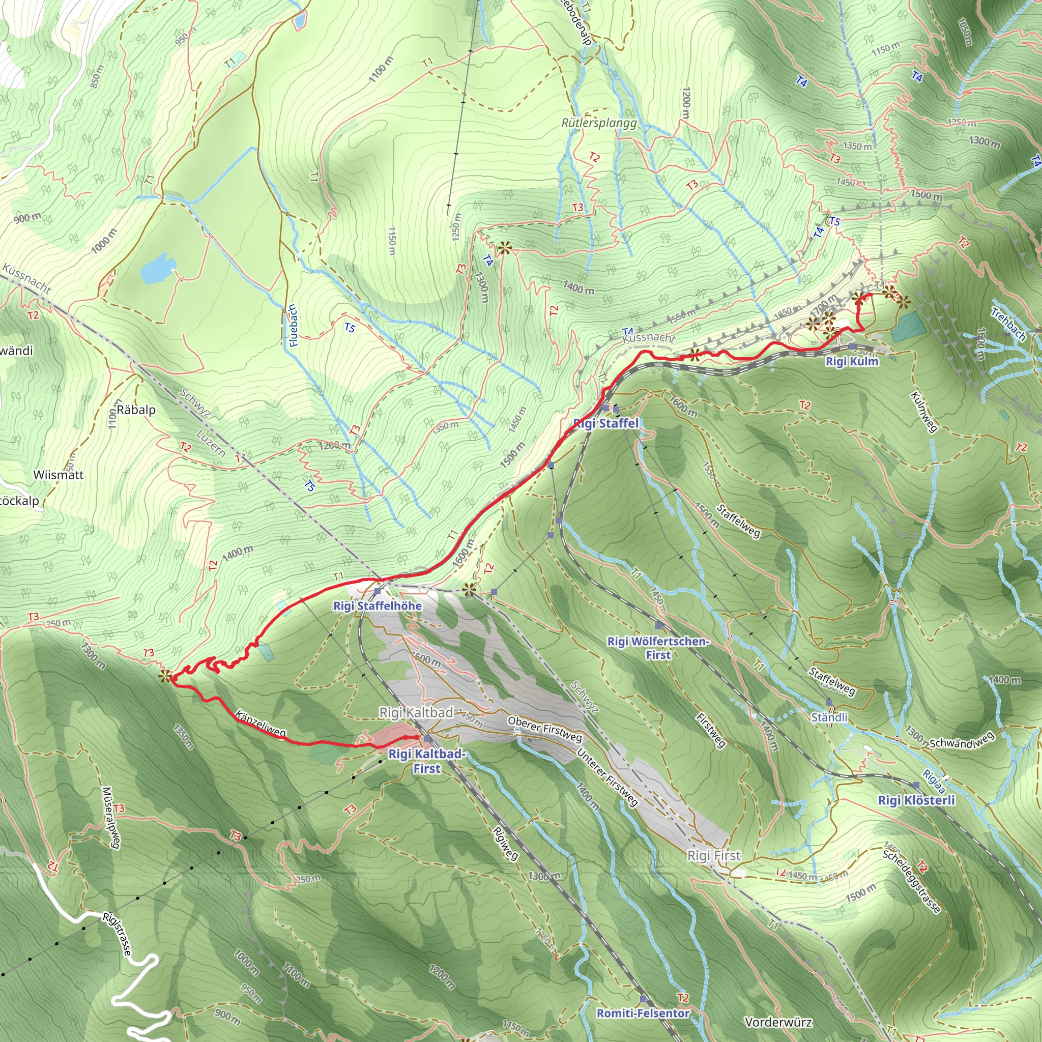 To the queen of the mountains mobile static map