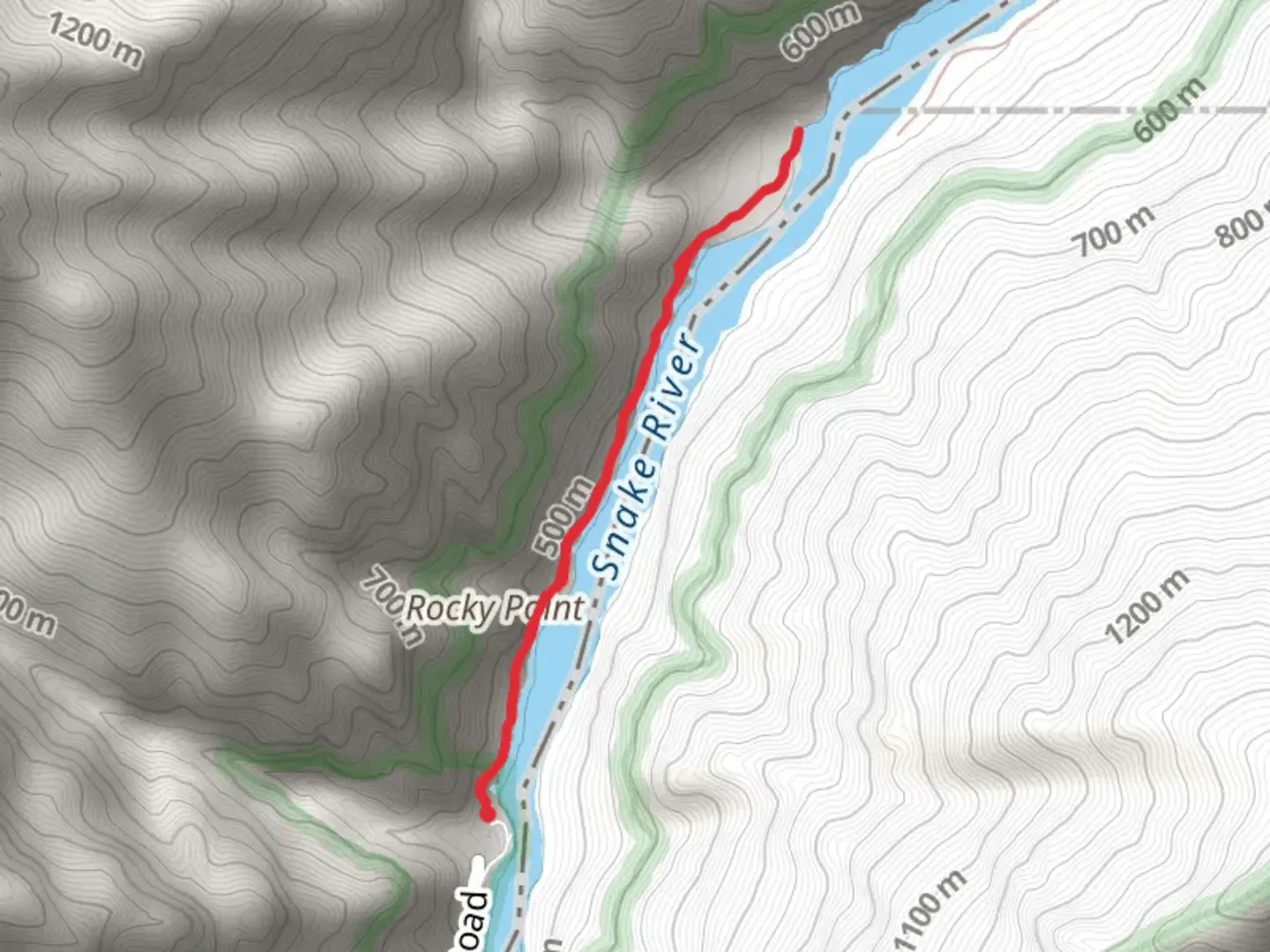 An image depicting the trail Stud Creek Trail and its surrounding area.