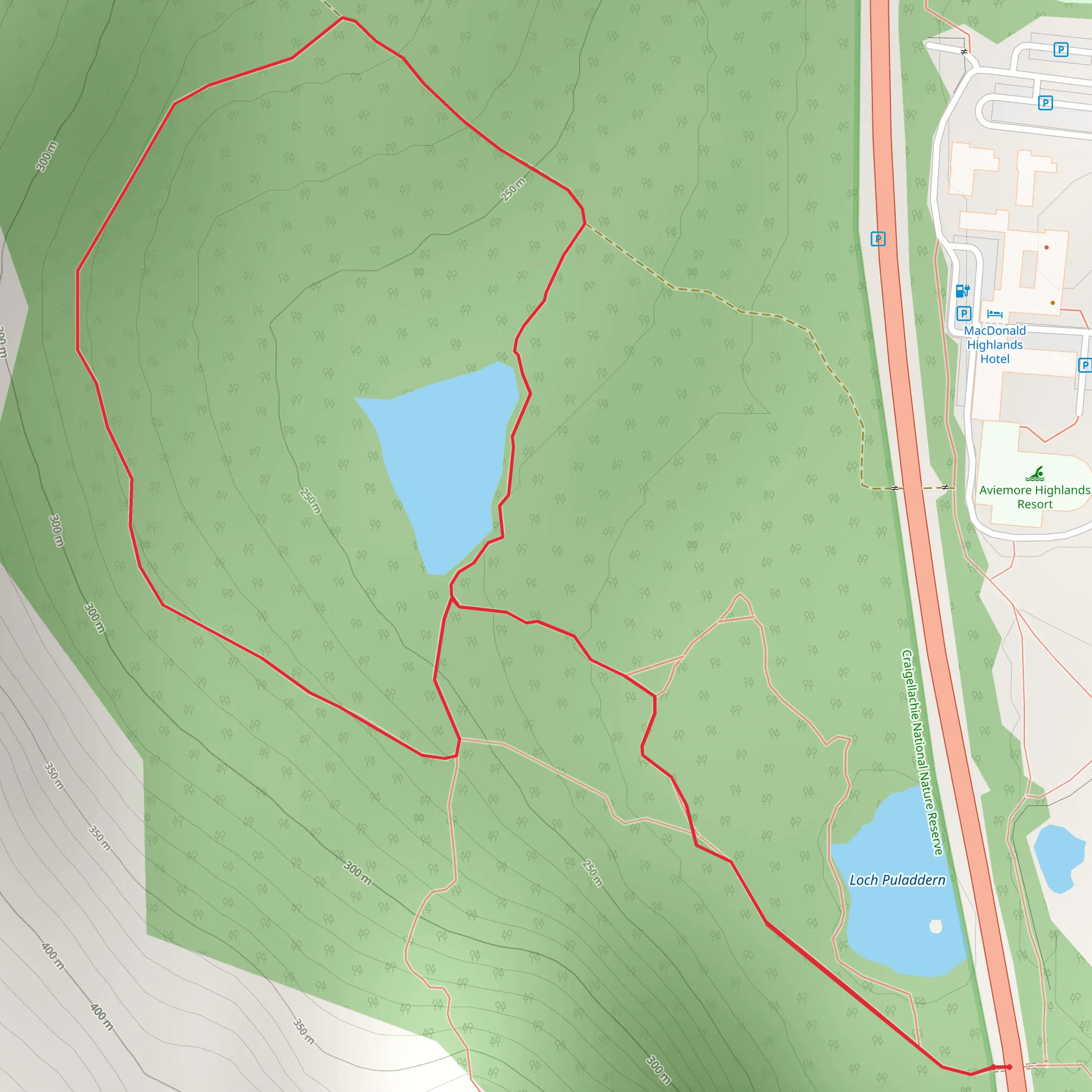 Buzzard Trail mobile static map