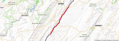 American Discovery Trail South Route stage 27 Map