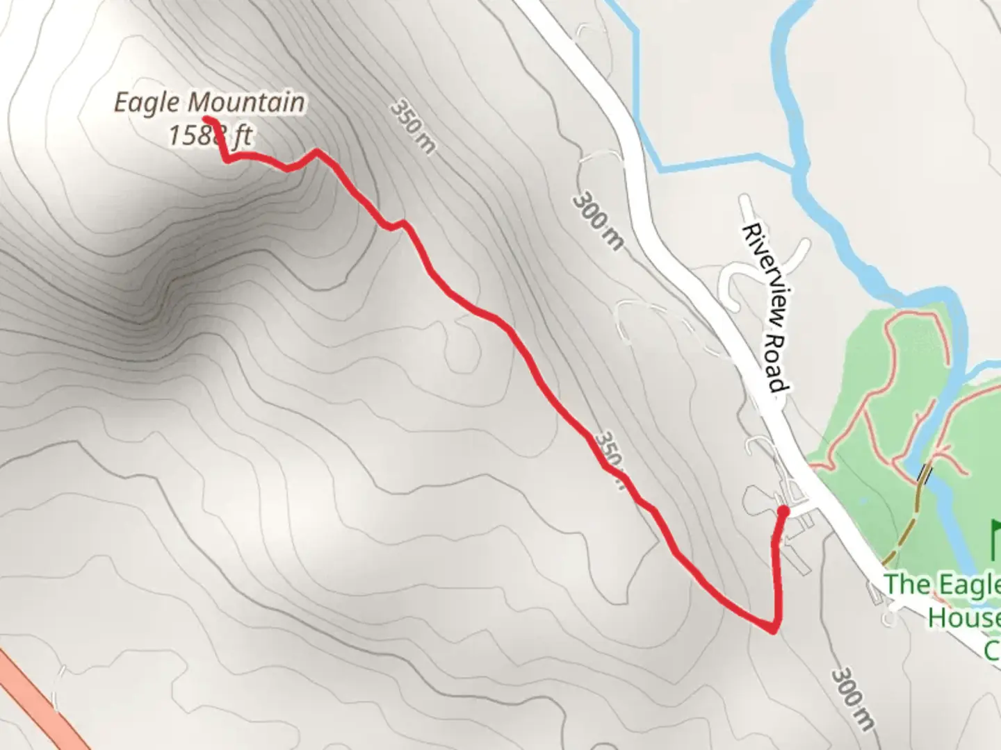 An image depicting the trail Eagle Mountain Trail via Gale Way and its surrounding area.