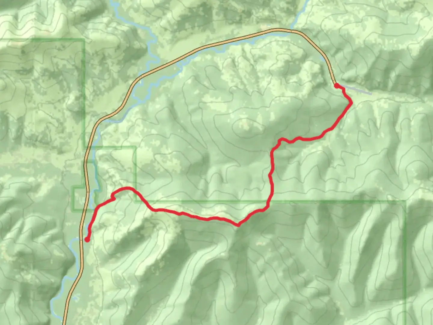 An image depicting the trail Chena River and its surrounding area.