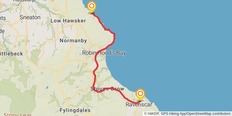 Yorkshire Round stage 27 Map