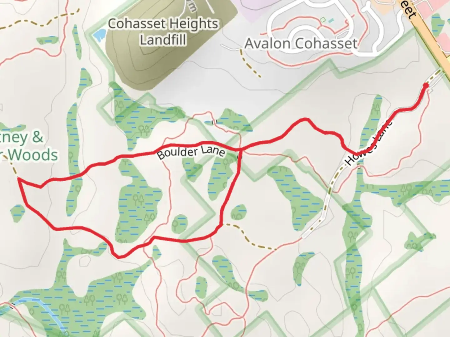 An image depicting the trail Bancroft Loop Trail and its surrounding area.