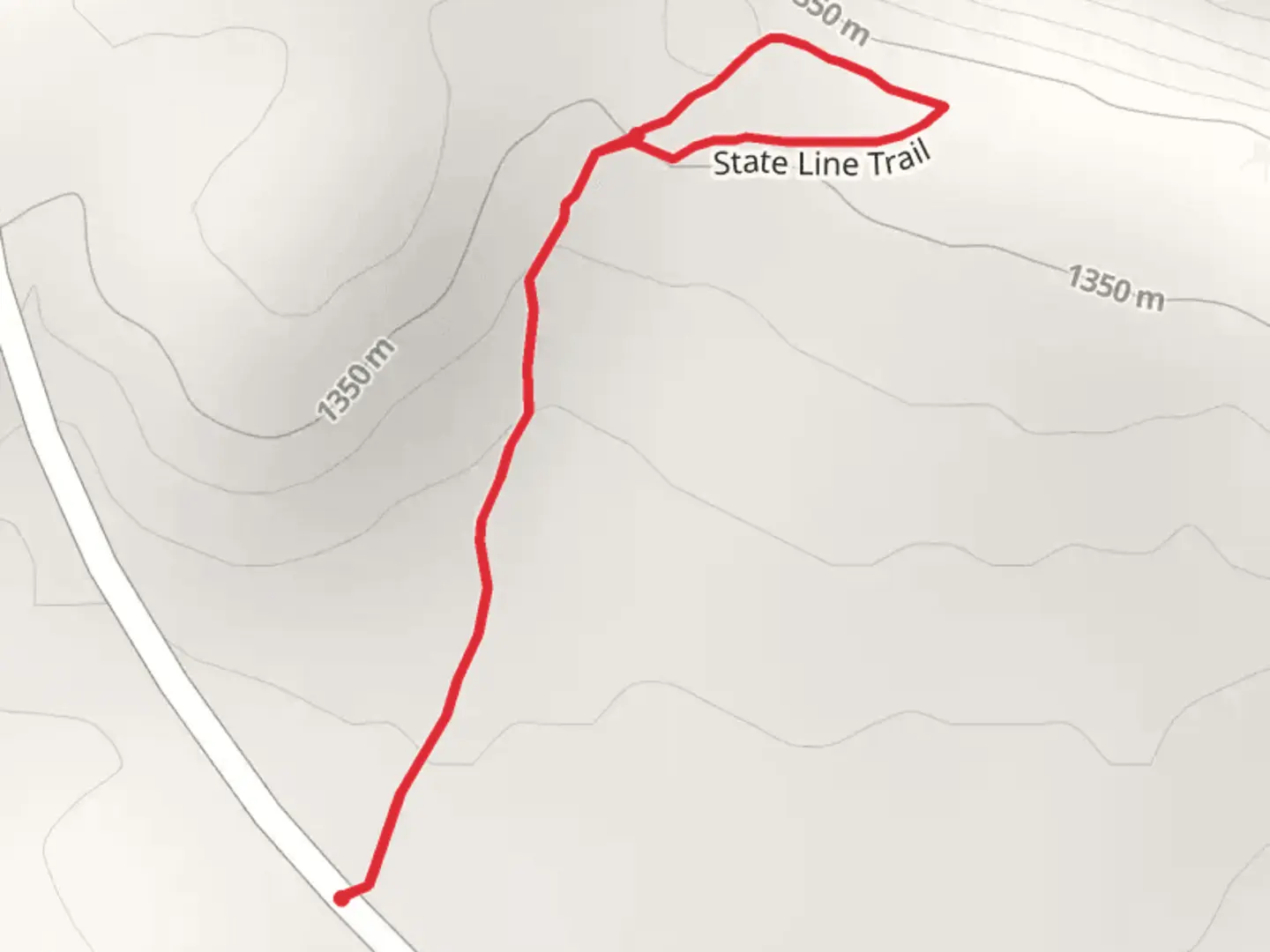 An image depicting the trail State Line Trail and its surrounding area.