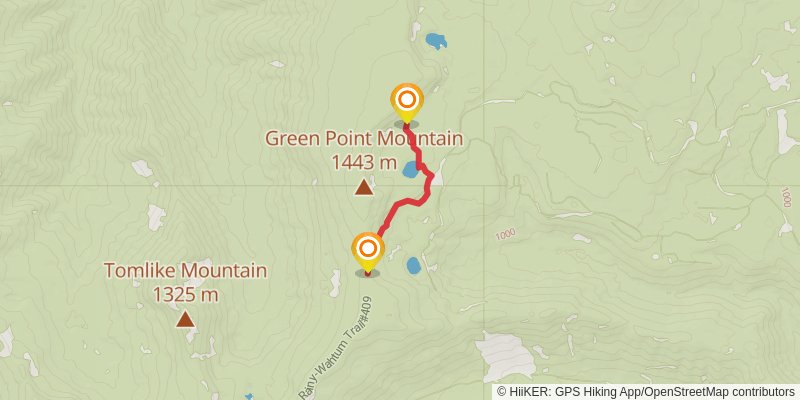 Mark O Hatfield Trail alt 2 Map