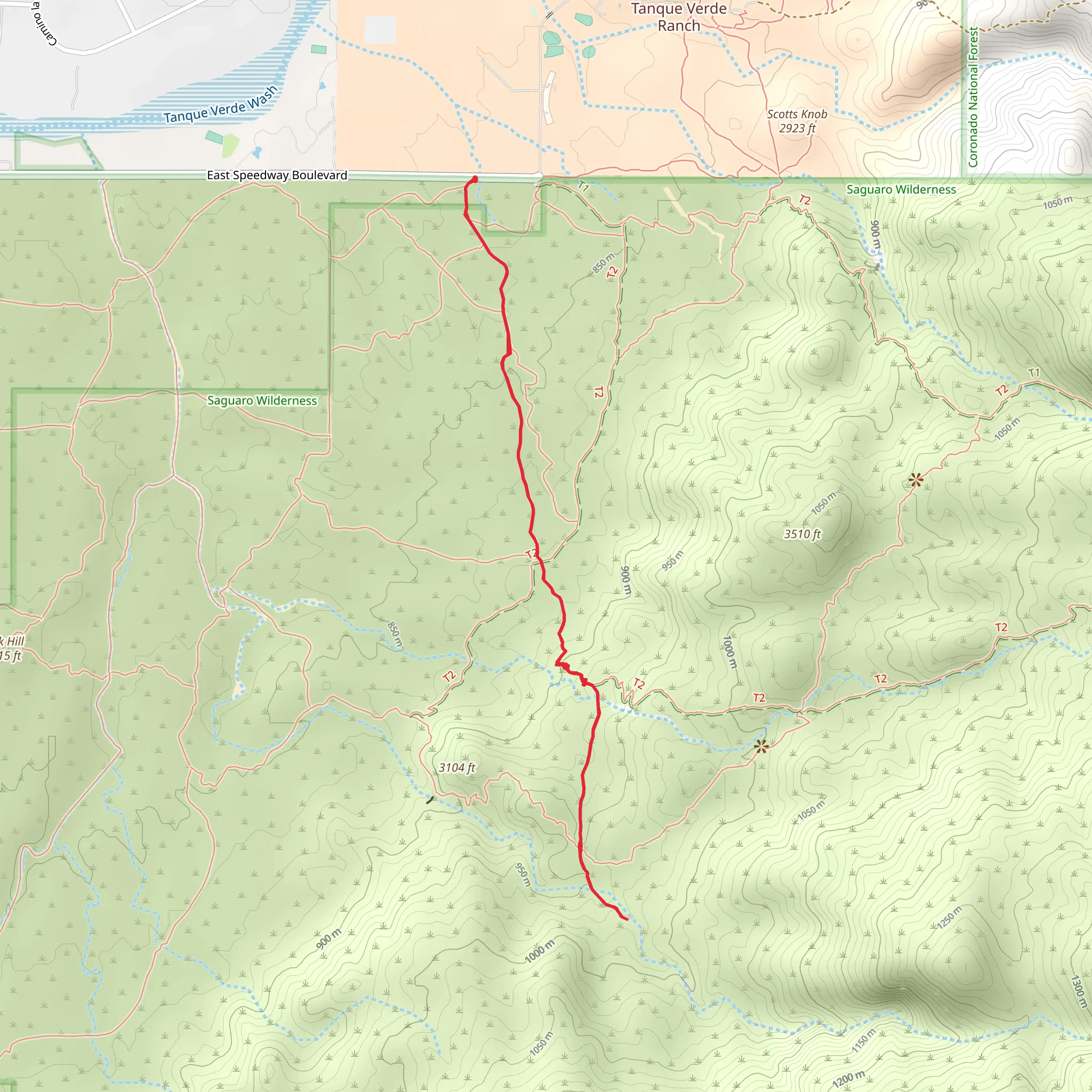 Wildhorse Trail mobile static map