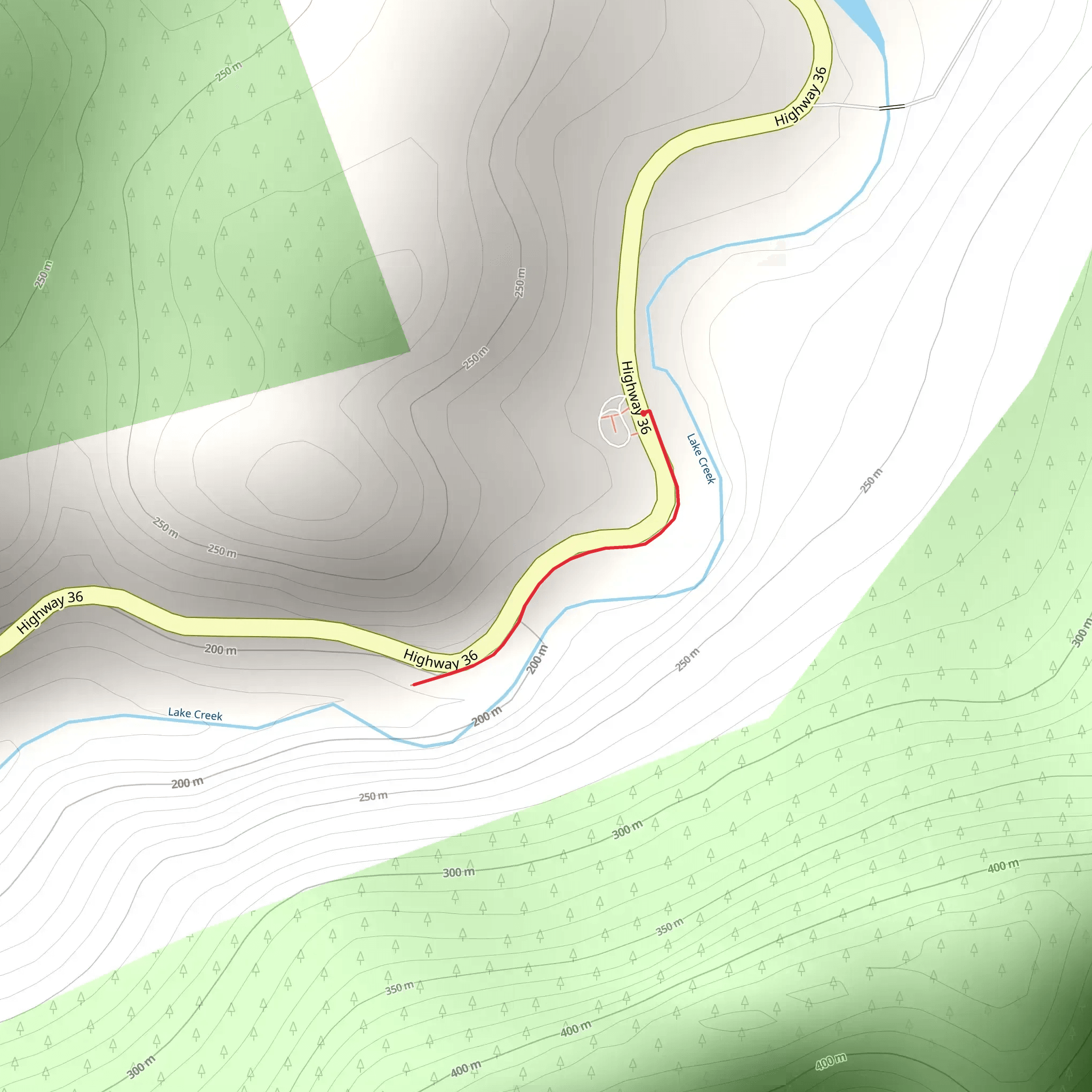 Lake Creek Walk mobile static map