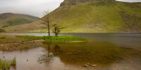 An image depicting the trail Glanteenassig - Lough Slat View and its surrounding area.