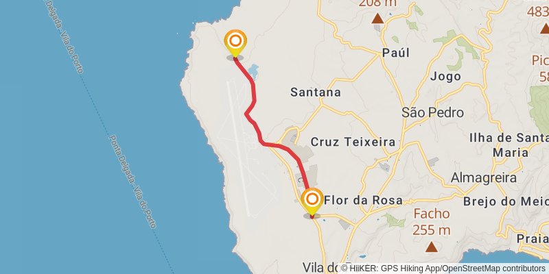 Great Route of Santa Maria alt 3 Map