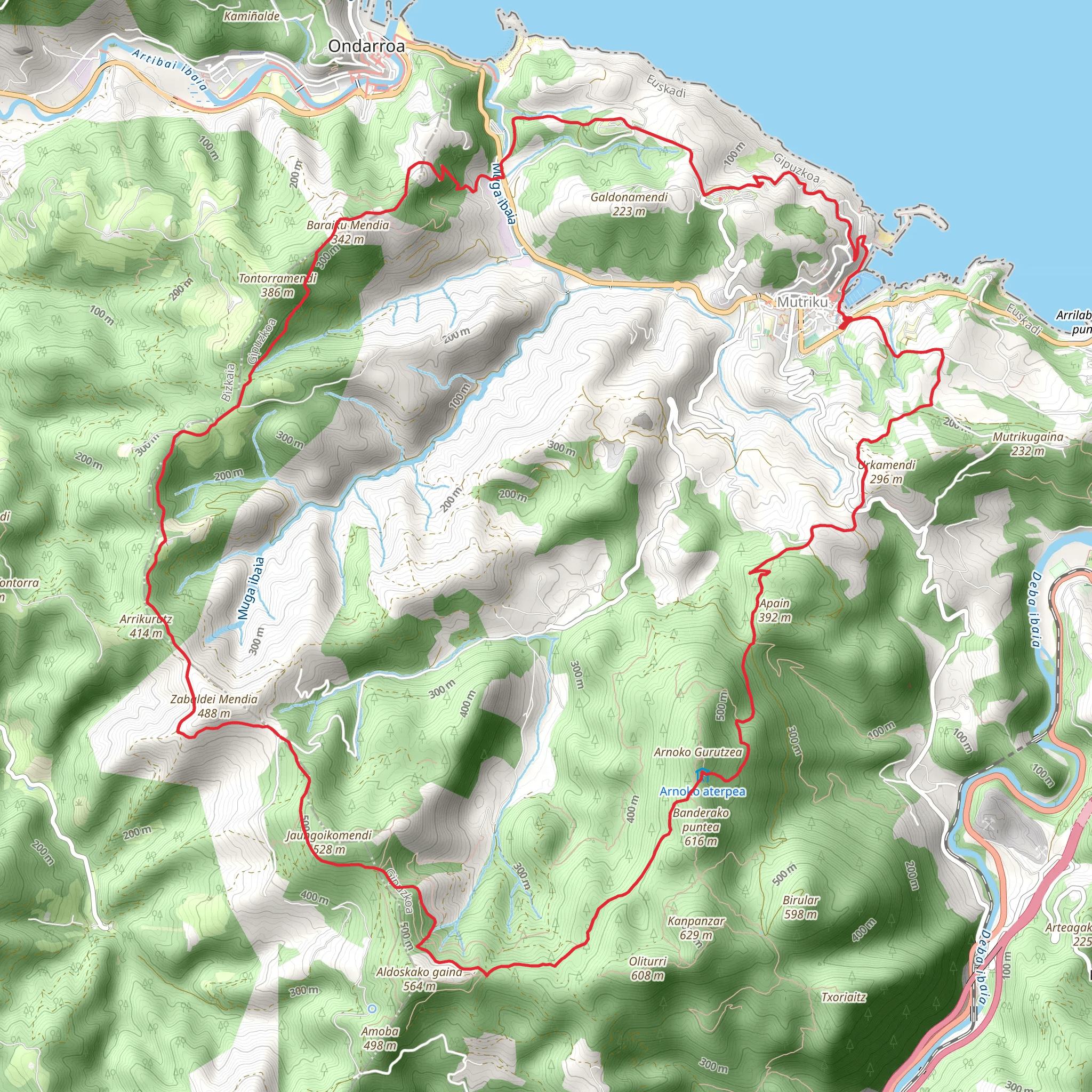 Return to Mutriku PR GI 22 mobile static map