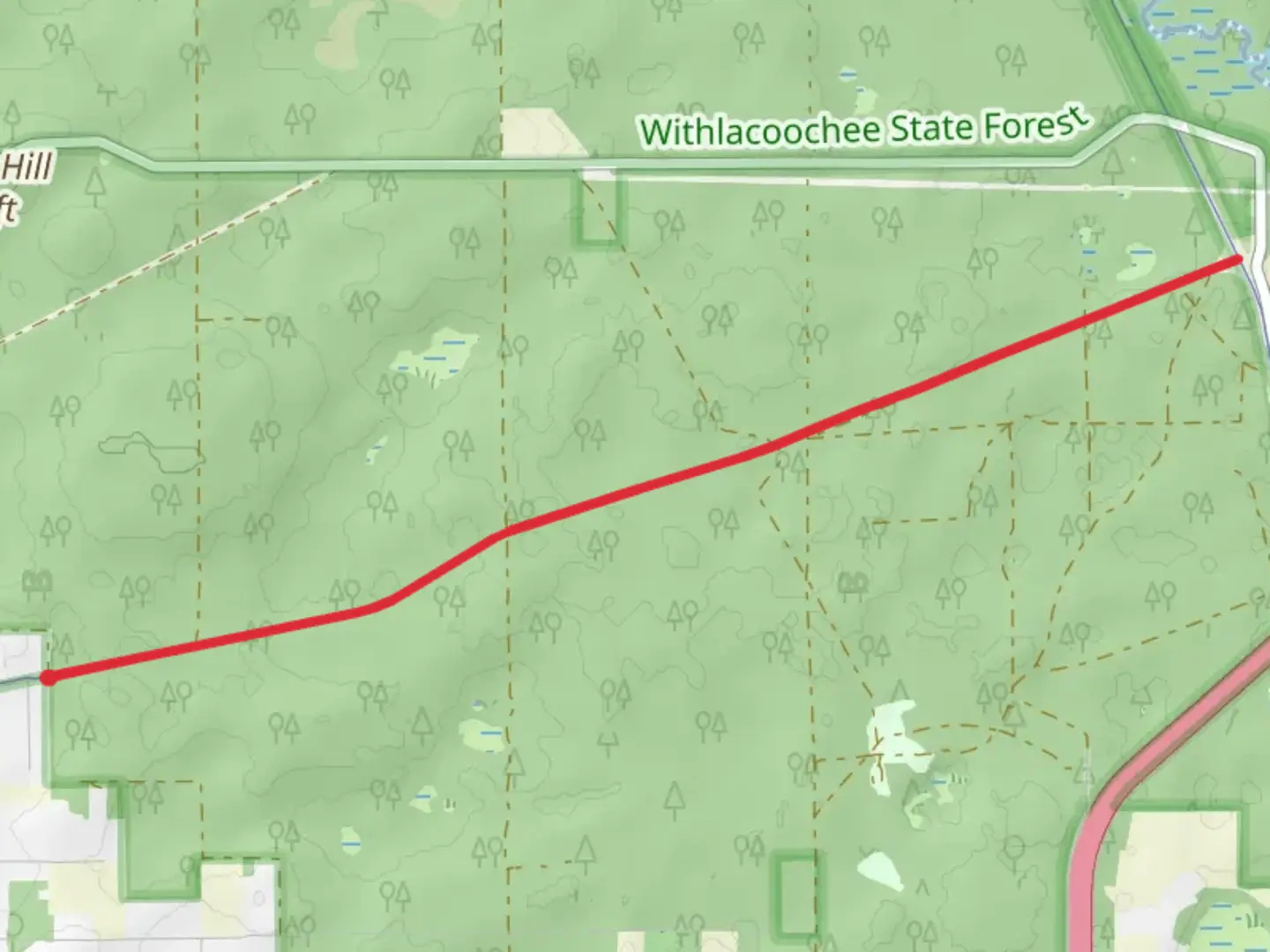 An image depicting the trail Good Neighbor Trail - Richbarn Road and its surrounding area.