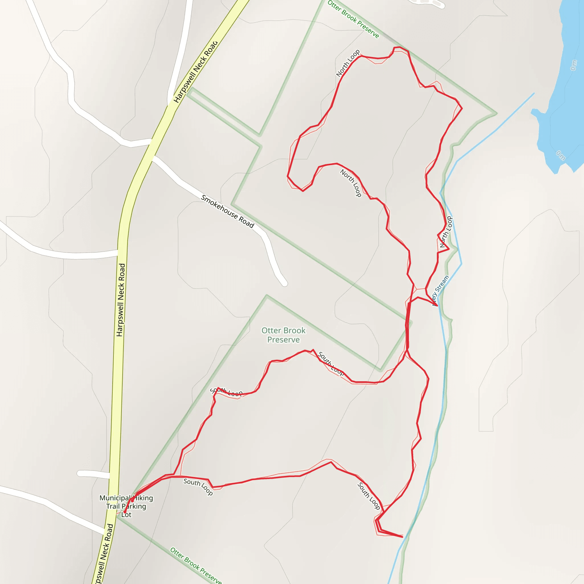 Avery Stream from Harpswell Neck Road mobile static map