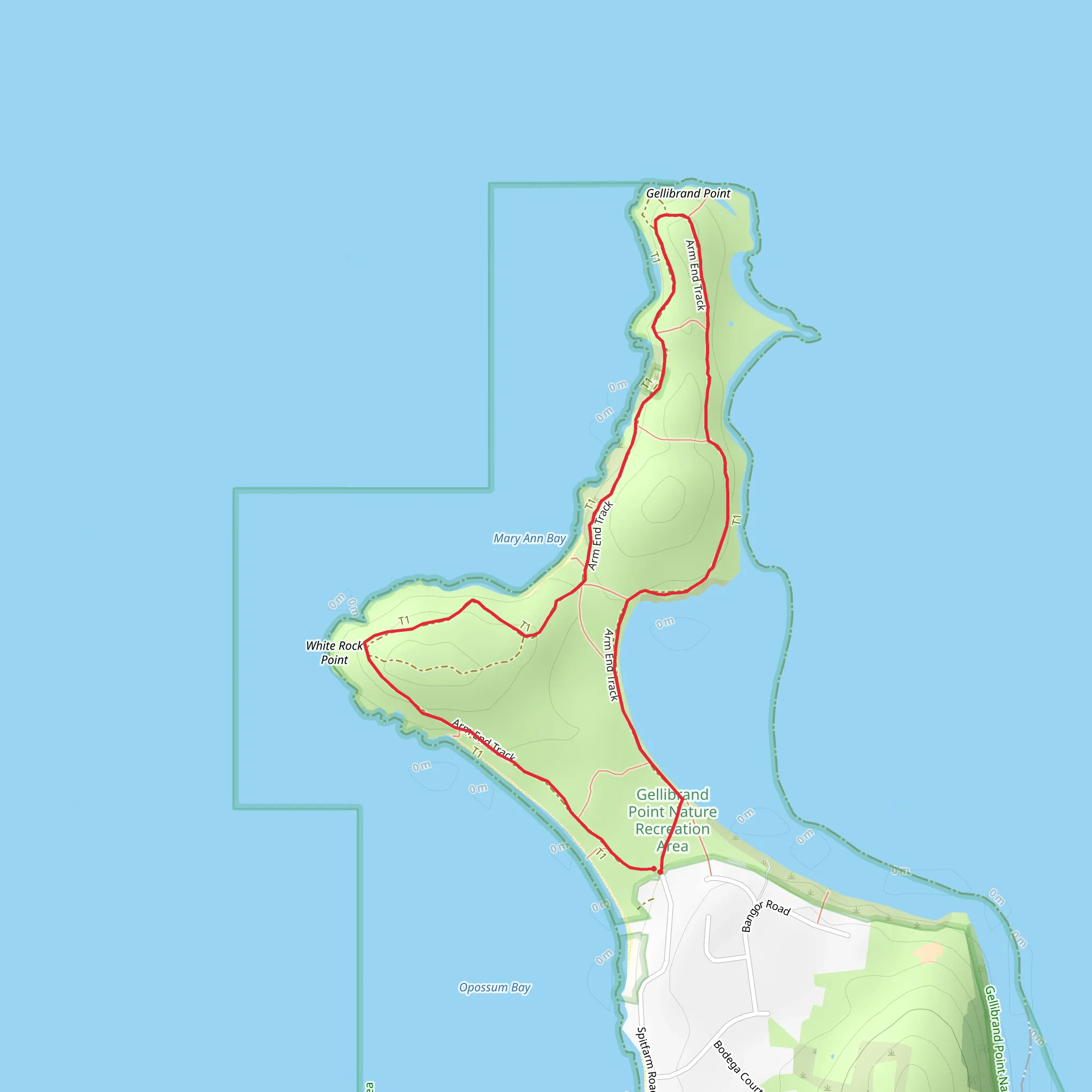 Arm End Circuit mobile static map