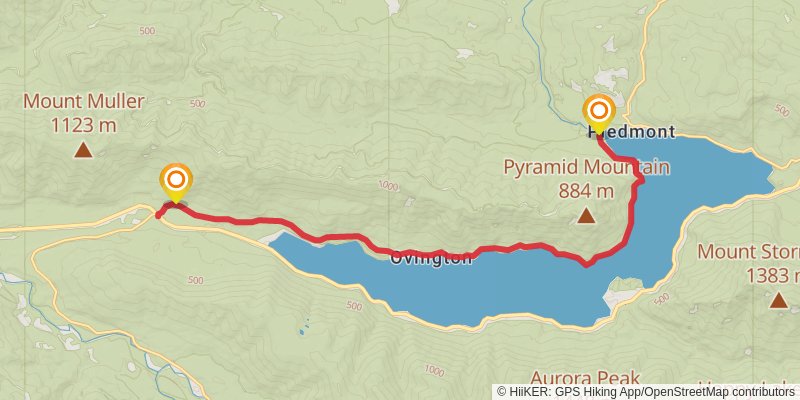 Spruce Railroad Trail stage 2 Map