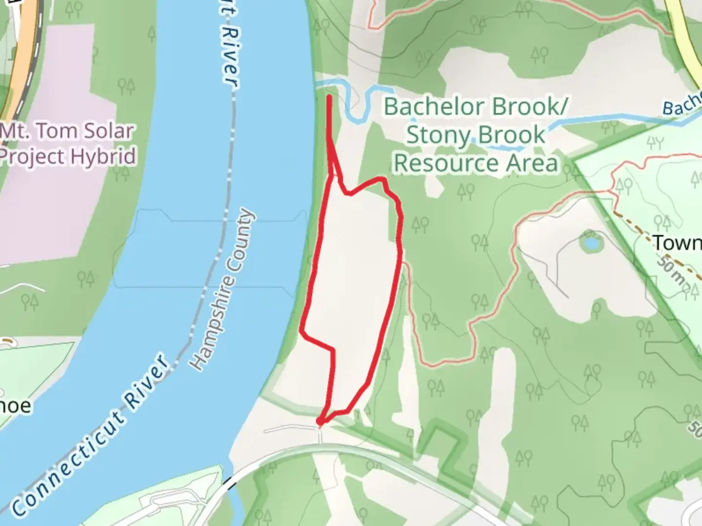 An image depicting the trail River to Range Trail and its surrounding area.