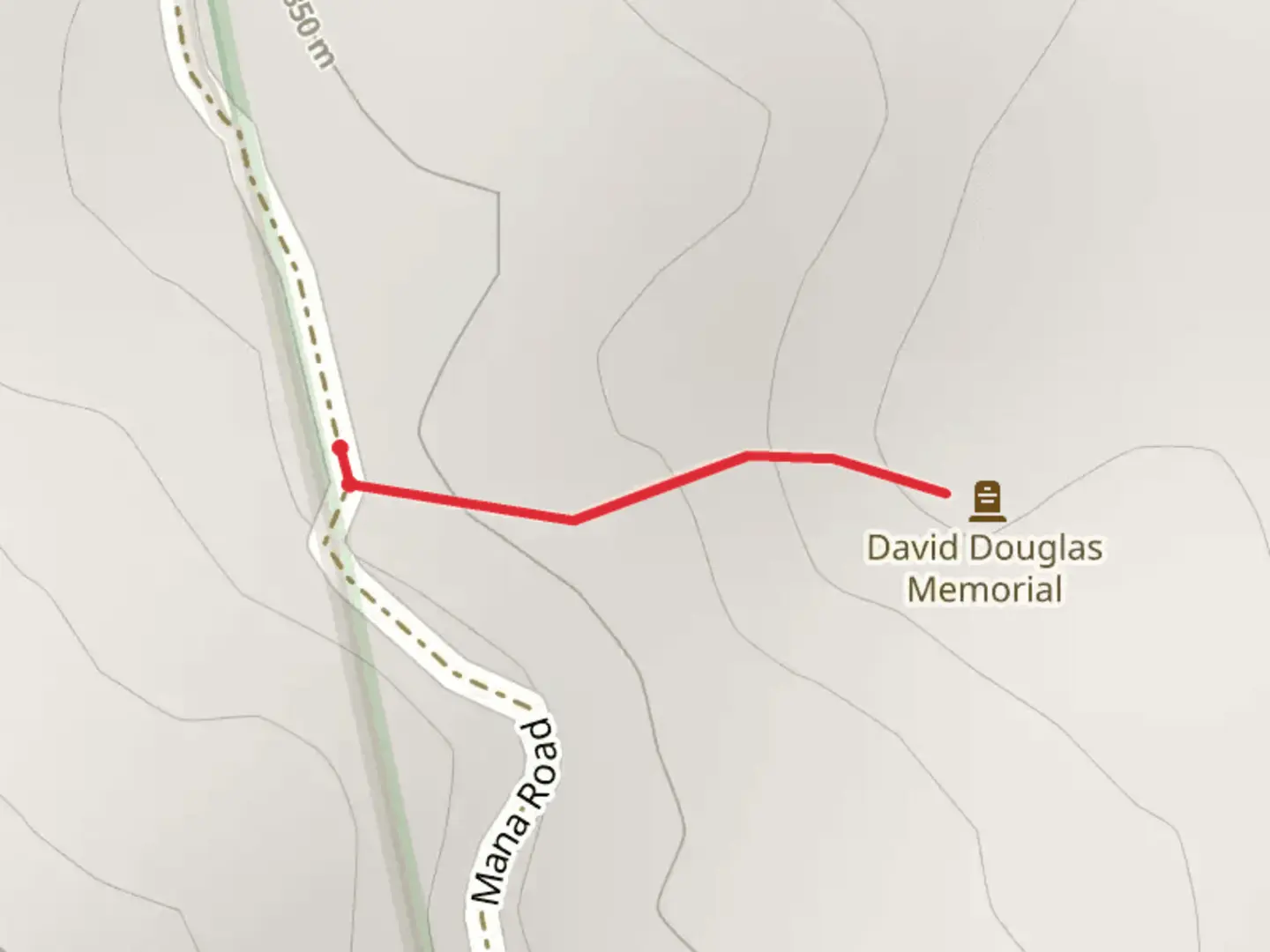 An image depicting the trail Mana Road and its surrounding area.