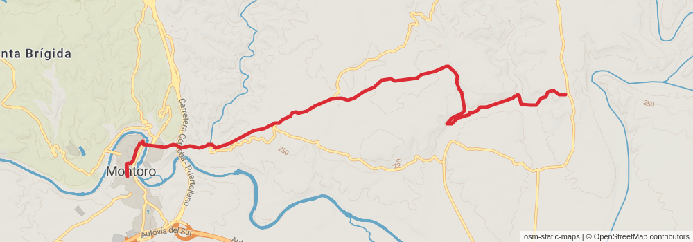 GR 48 - Sierra Morena - Andalusia stage 23 Map