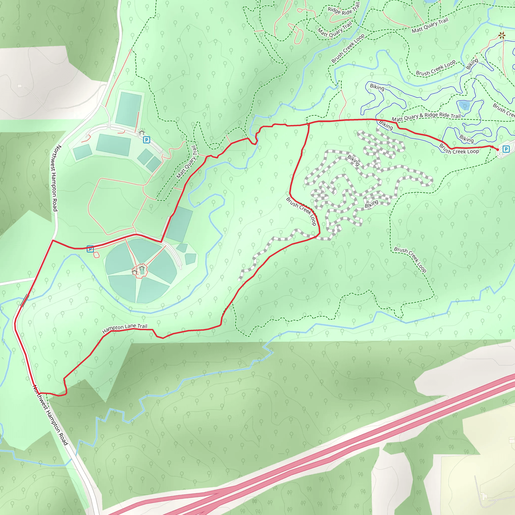 Mark L McHenry Park Loop mobile static map