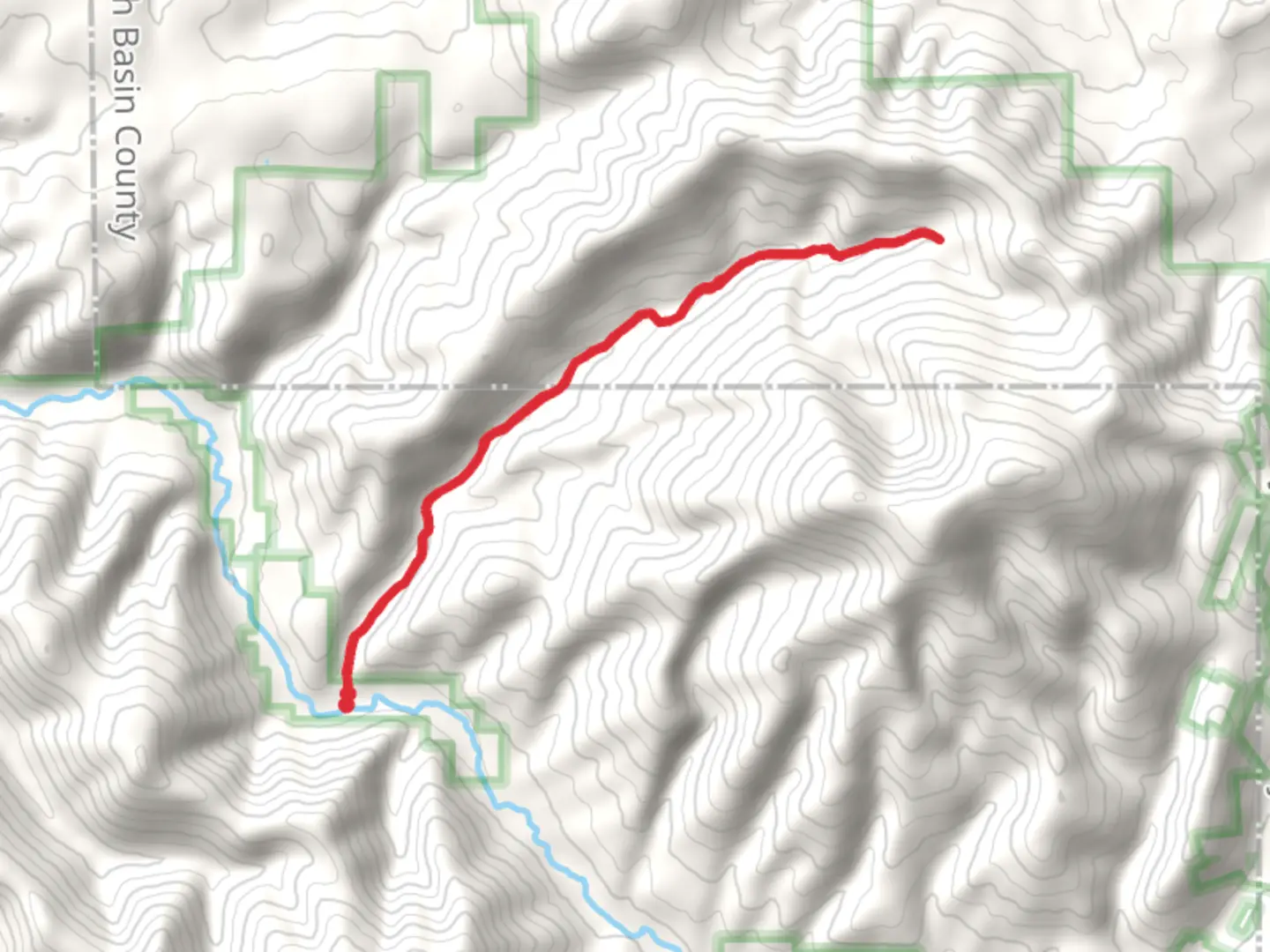 An image depicting the trail Sawmill Creek Trail and its surrounding area.
