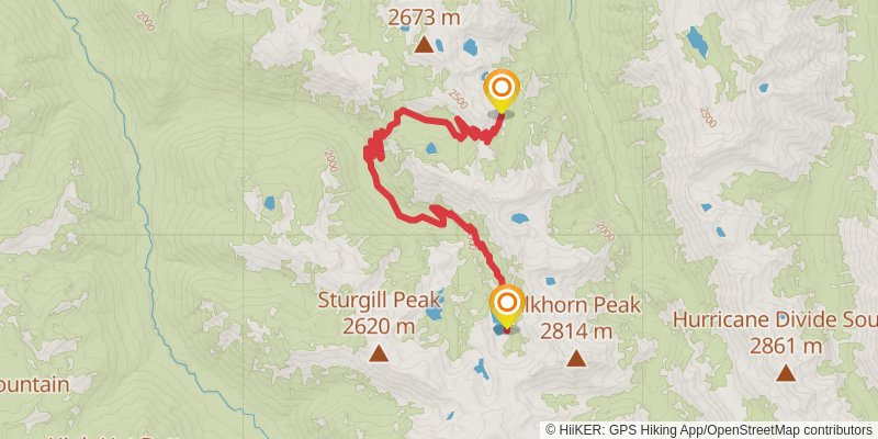 Lostine - Minam Loop stage 3 Map