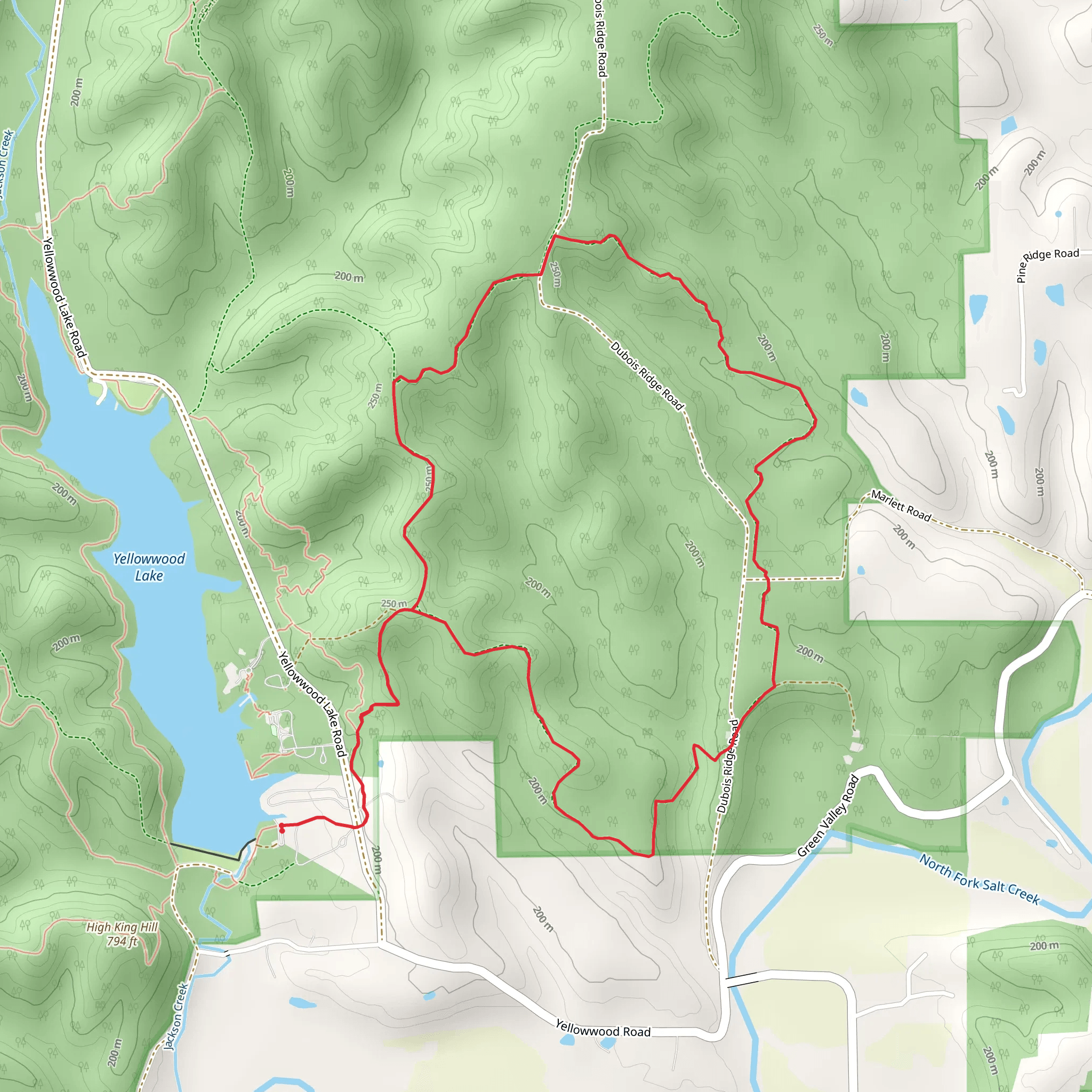 Horse Trail Y Loop mobile static map