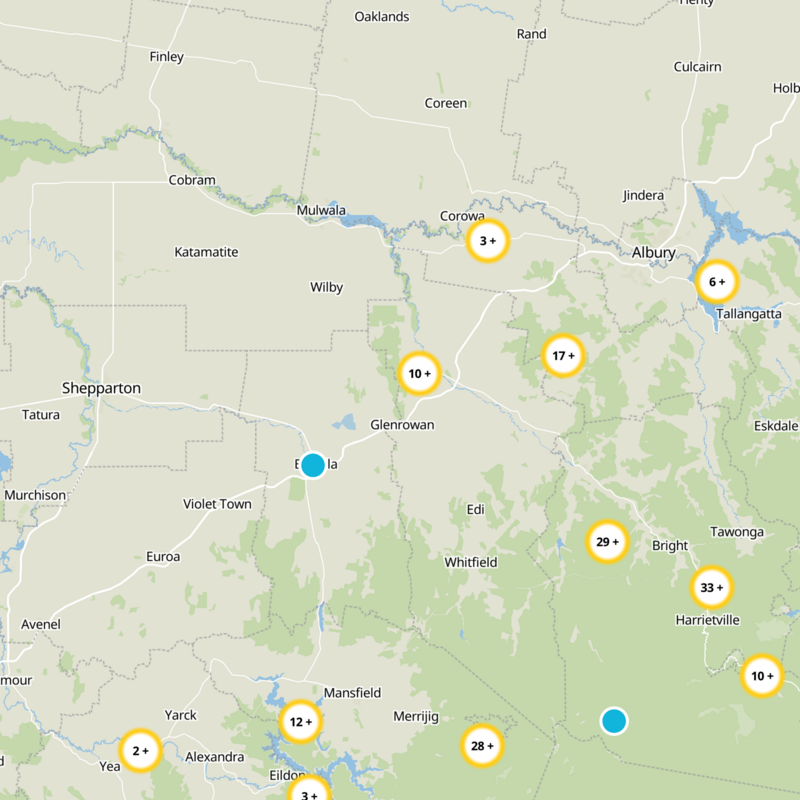 Wangaratta Static Map