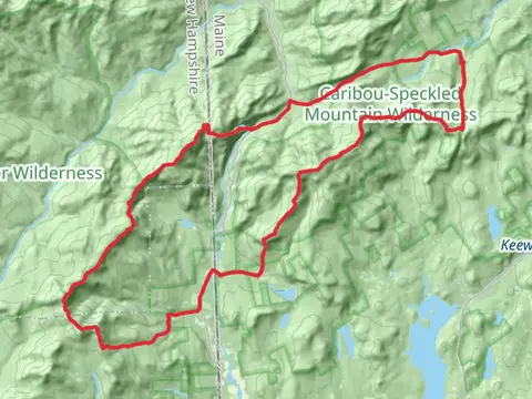 Haystack Mountain and Blueberry Mountain Loop via Basin Rim Trail