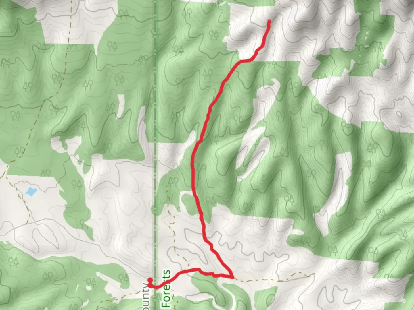 An image depicting the trail Cow Head Trail and its surrounding area.