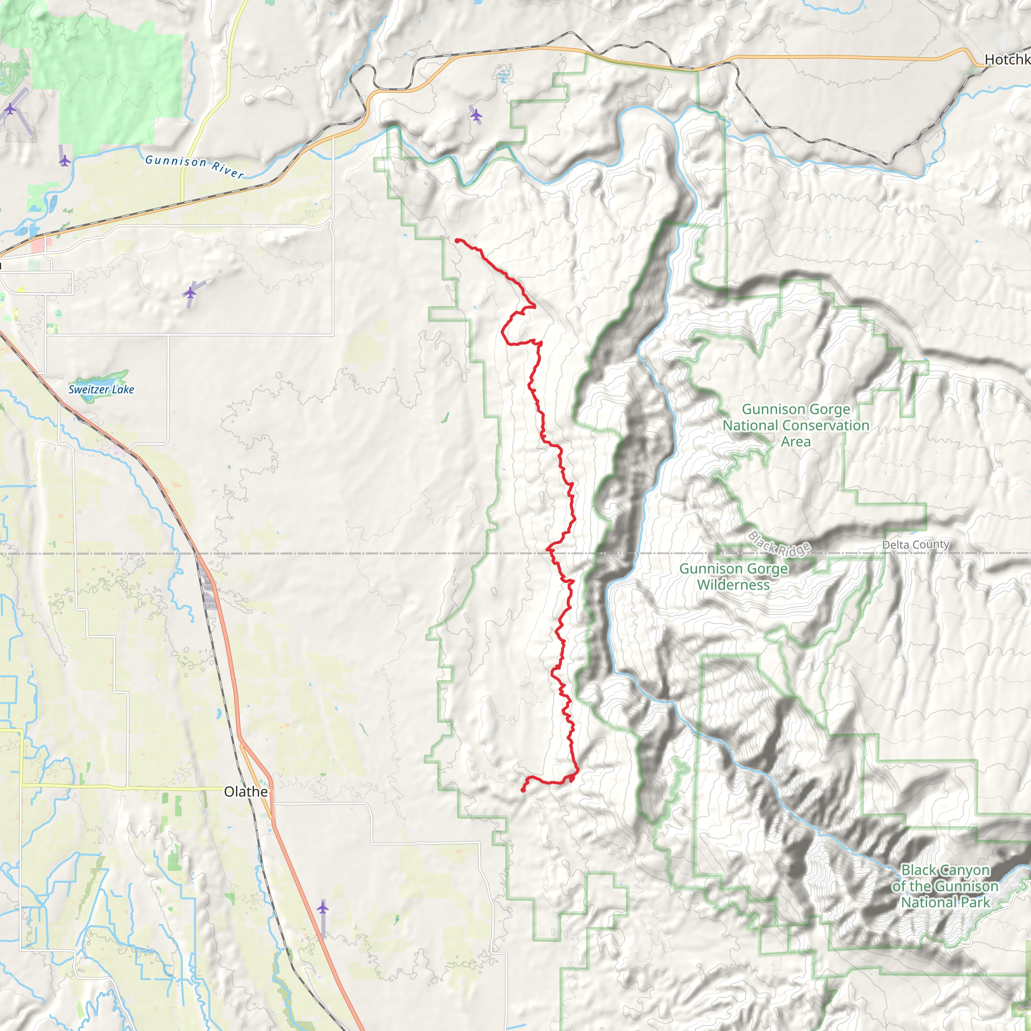 Eagle Road and Sidewinder Trail mobile static map
