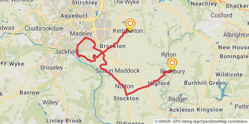 Monarch's Way stage 6 Map