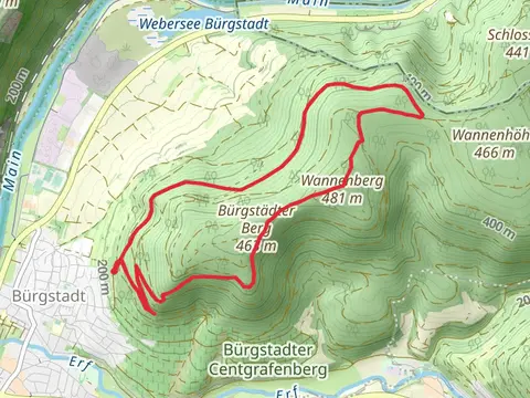 Buergstadt and Nibelungensteig Loop
