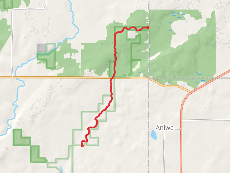 Ice Age Trail from Sportsman Drive