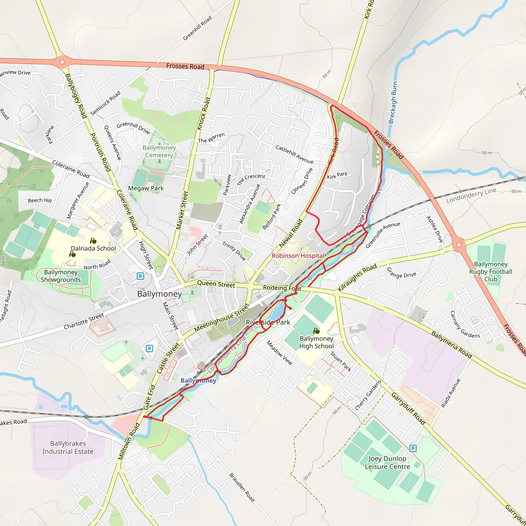 Riverside Park mobile static map