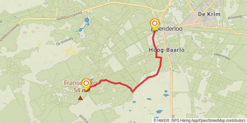 Trekvogelpad alt 3 Map