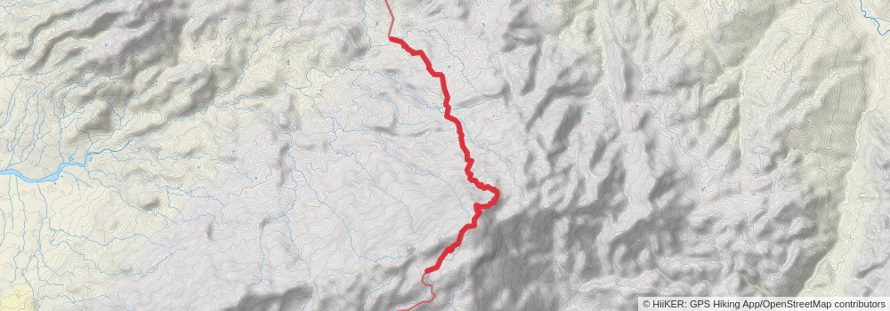 Arizona Trail stage 14 Map
