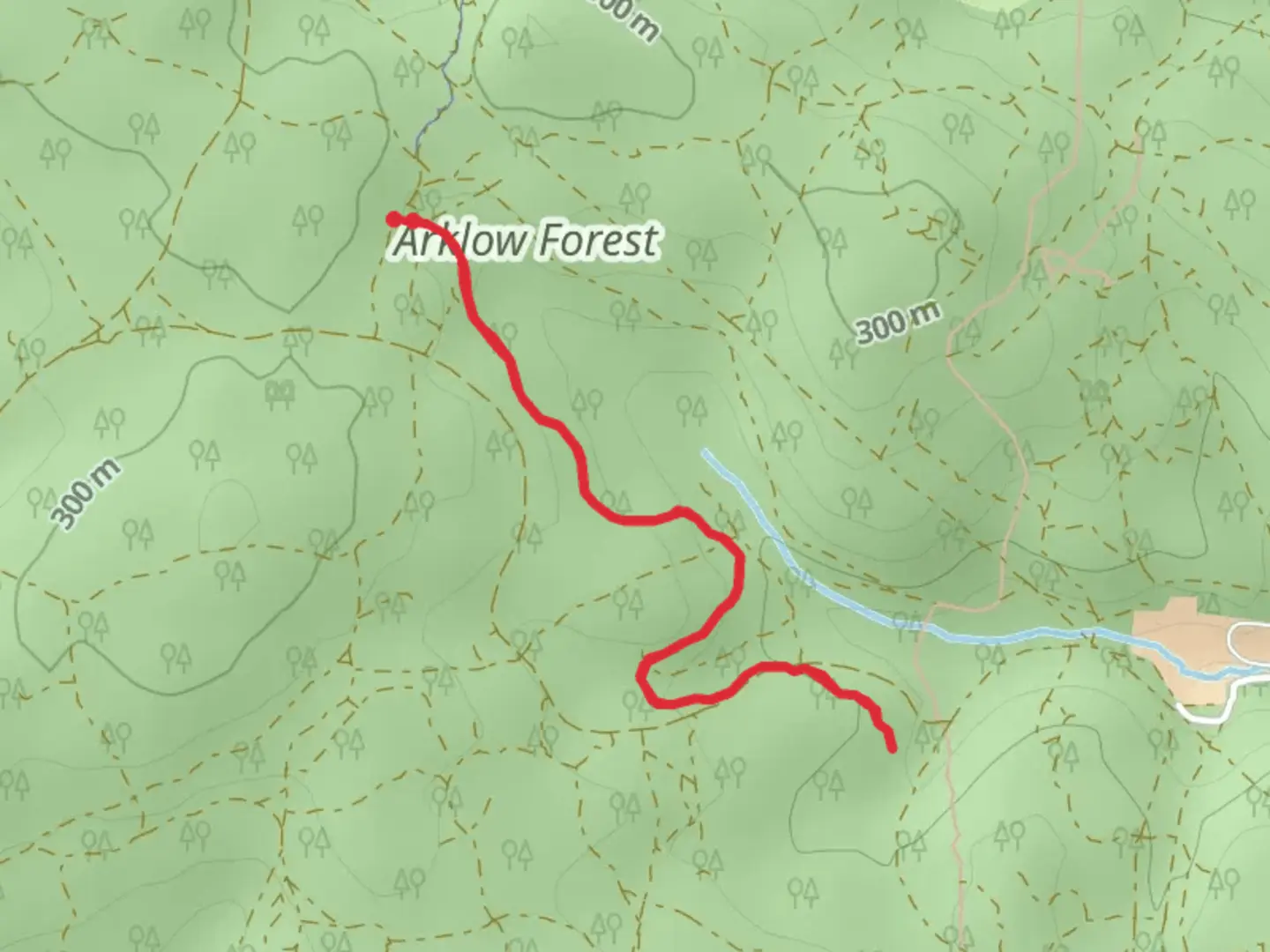 An image depicting the trail Bull Ant Track and its surrounding area.