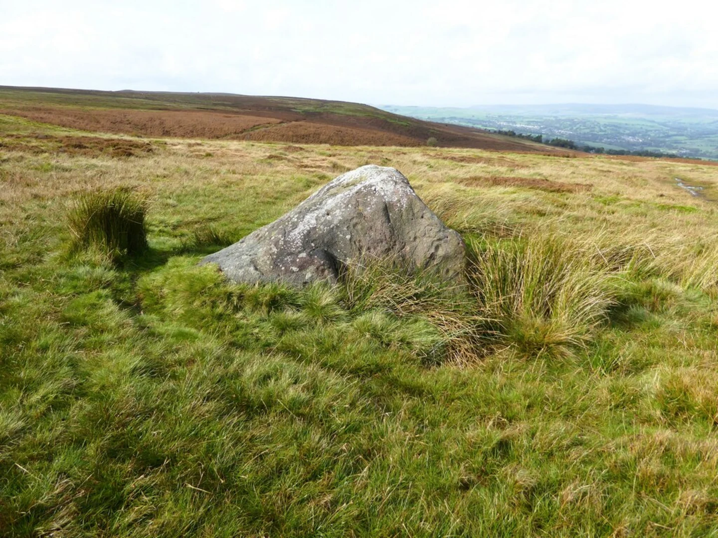 An image depicting the trail Badger Stone and Rombald's Moor Loop and its surrounding area.