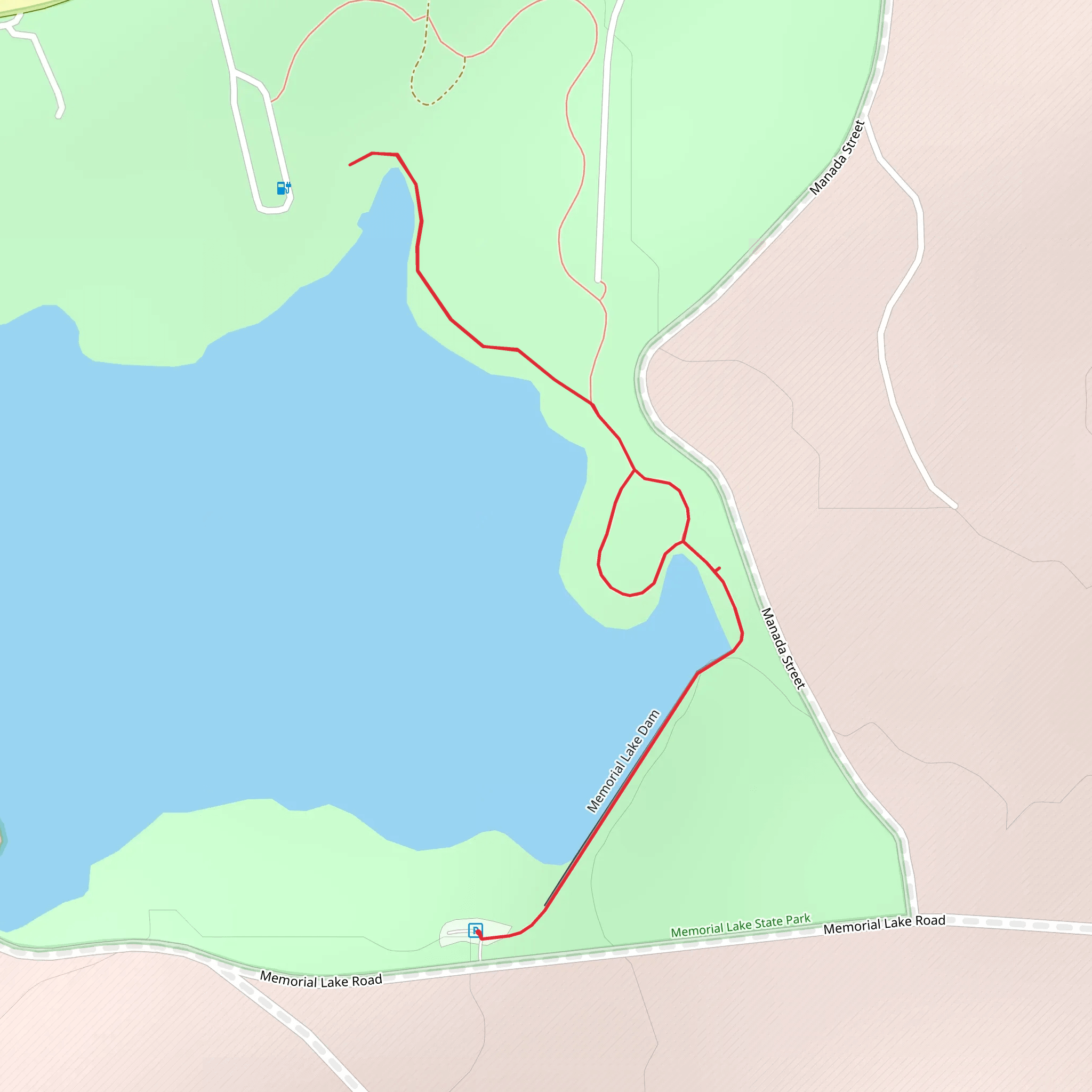 Memorial State Park mobile static map