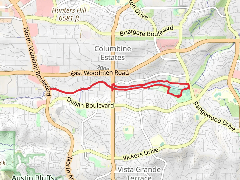 Cottonwood Creek Park Trail