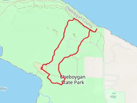 Red, Blue and Yellow Loop Trail