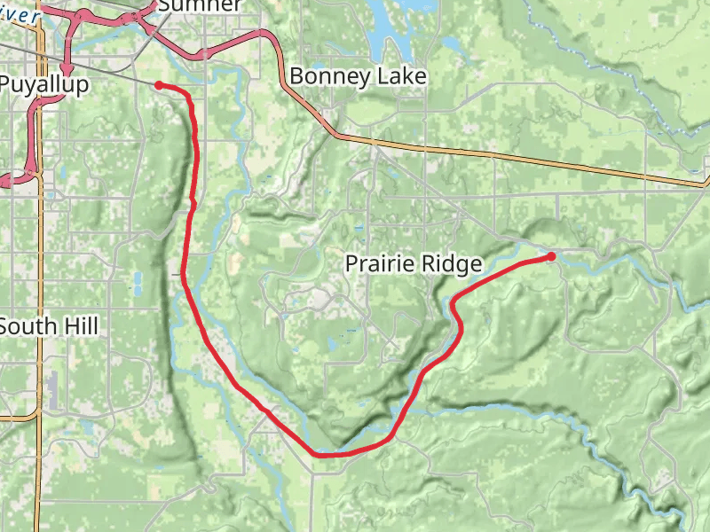 Foothills Trail Out and Back