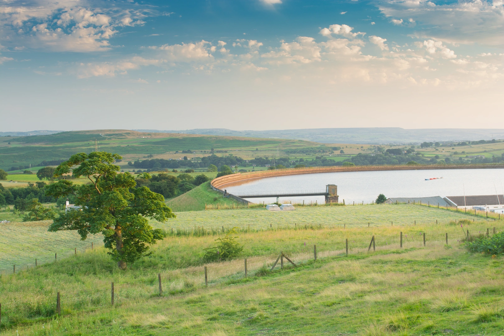 An image depicting the trail Harden Hike in Moor and its surrounding area.